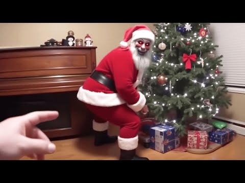 EVIL SANTA saw me sneaking downstairs.. (HELP)