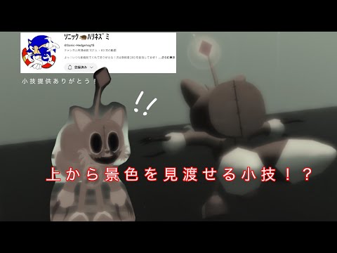 @Sonic-Hedgehog15 小ネタ使わせて頂きました！空の上に行ける！？面白い小技やってみたPart2（参考動画は概要欄をチェック）