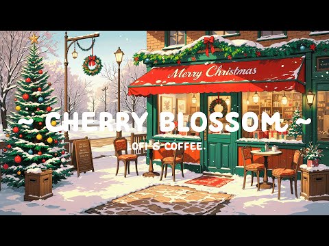 Cherry Blossom in Morning 🎄 Winter Cafe Lofi 🌸 Lofi Hip Hop ~ Lofi Music for [ Sleep - Relax ]