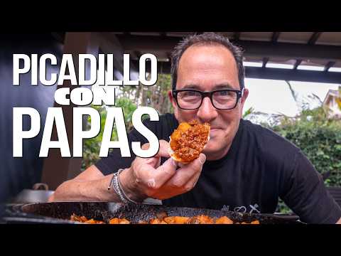 MY NEW FAVORITE MEXICAN RECIPE...¡PICADILLO CON PAPAS! | SAM THE COOKING GUY