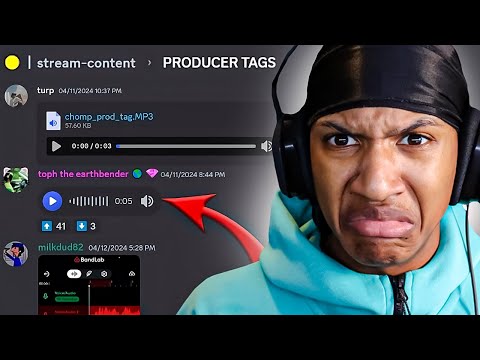 I Let My Twitch Chat Make My PRODUCER TAG...