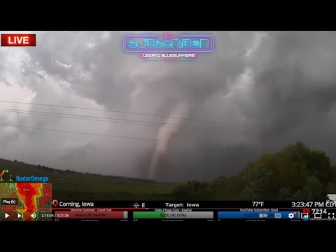 Lincoln, NE Surprise Tornado - Live Stream Archive