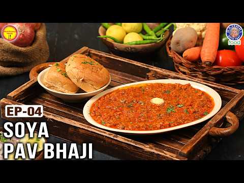 High Protein Soya Pav Bhaji | How To Make Pav Bhaji At Home | Ep-04 Nutrilicious Meals | Chef Ruchi