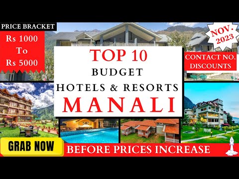 TOP 10 Budget Hotels And Resorts In MANALI | Rs 1000 To 5000 | Latest PRICE | Best Homestays