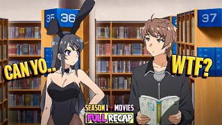 ⭐Popular Actress is invisible to Everyone, Except  One boy💥 Bunny Girl All Seasons Full Recap