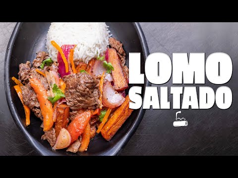 PERUVIAN BEEF STIR FRY MADE WITH FRENCH FRIES (OMG) | SAM THE COOKING GUY