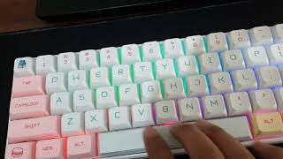 Proof that materials change your keyboard sound