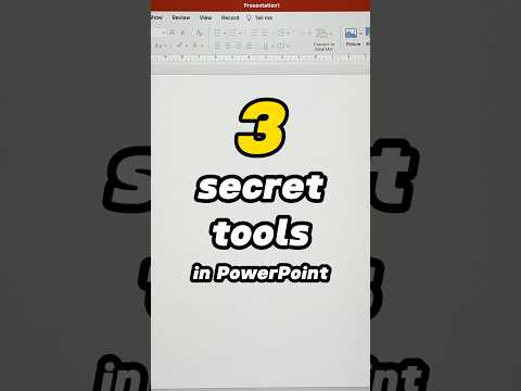 You're a PowerPoint PRO if you know these three secret tools 🤫😎 #powerpoint #design