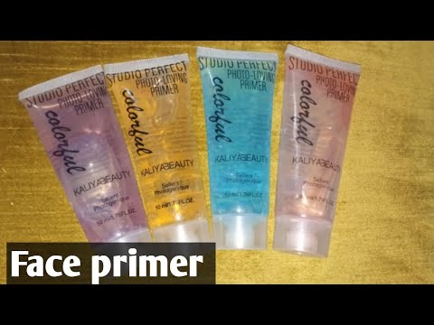 Kaliya Beauty Face primer / Studio perfect photo- Loving primer / colorful .|| The Lovely Girl Mano