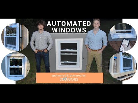 Motorized Window Using WiFi (full build in description)