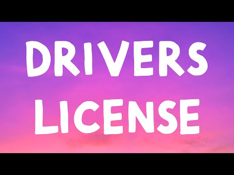 Olivia Rodrigo - Drivers License (Lyrics)