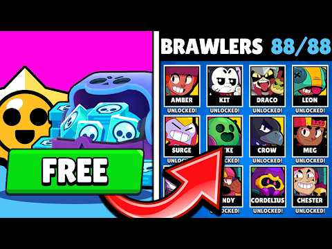 Unlocking Every Brawler for FREE! (F2P #24)