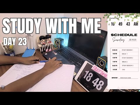 STUDY WITH ME LIVE ✅ | Day 23 💊 | A Day in the Life of Med student 🩺 | Pomodoro 25/5