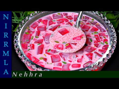 जब मैंने इस नये तरीके से ये सुंदर शरबत बनाई तो सबने करी बहुत बड़ाई | Sharbat Recipe | Sabudana Drink