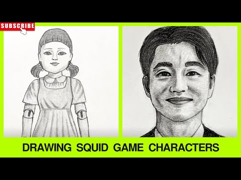 Drawing SQUID GAME 2 Characters