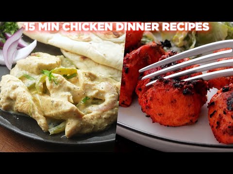 15 min Yummy Chicken Dinner Recipes | Tandoori & Reshmi Chicken Recipe