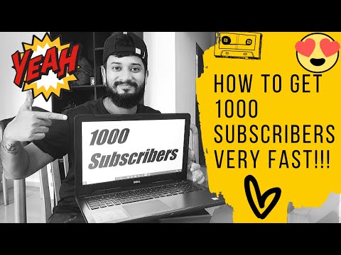 1000 Subscribers completed 😃 !!! | Watch my experience to get 1000 subscribers quickly | #1kcreator