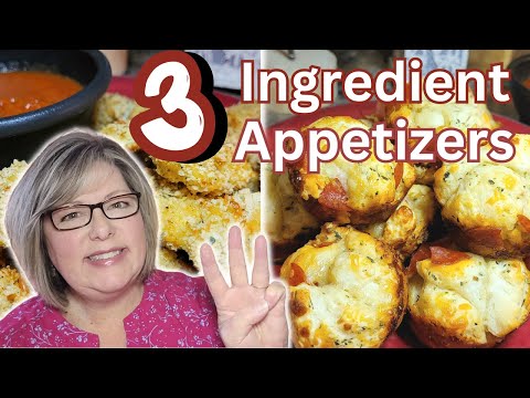 3 Ingredient Holiday Appetizers - Quick and Easy STRESS FREE Appetizers and Savory Snacks