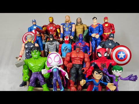 IRONMAN VS SPIDERMAN VS HULK VS IRONMAN VS SUPERMAN VS VENOM SUPERHERO AVENGERS UNBOXING