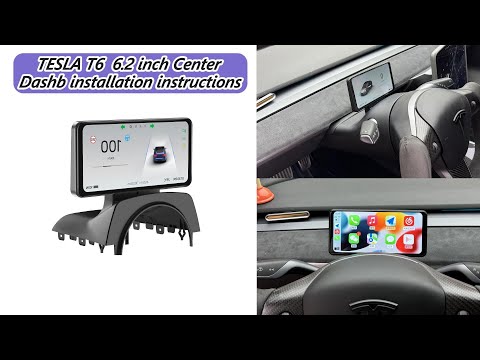 TESLA Model 3/Y 6.2 inch central instrument panel Intel installation #tesla #model3 #modely