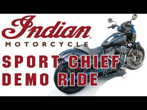 INDIAN SPRT CHIEF DEMO AT STREET STUFF CYCLES