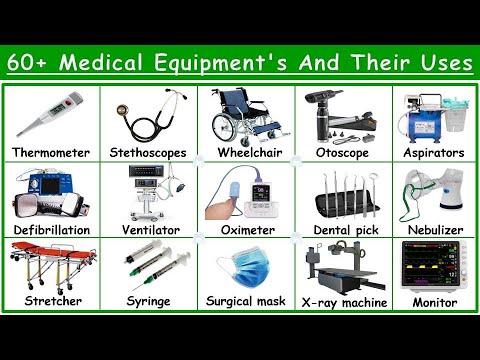 60 Medical Equipments | List of Hospital Equipments | Medical Equipments with uses | Medical devices