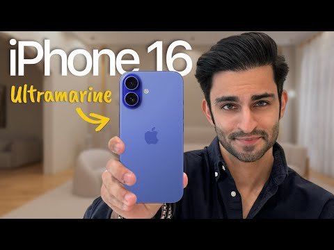 iPhone 16 Unboxing & First Impressions | Ultramarine 💙