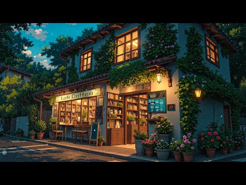 Cafe chill Melody ☕️ Peaceful Lofi Night 🌙 Lo-fi Hip Hop Mix to Study/Relax/Work | Lofi Coffee ☕️