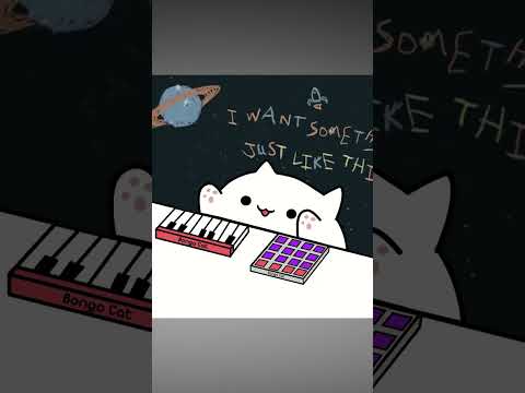 The Chainsmokers & Coldplay - Something Just Like This (cover by Bongo Cat) 🎧