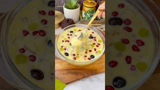 Delicious Fruit Custard Recipe😍#shorts #trending #custard #viralvideo