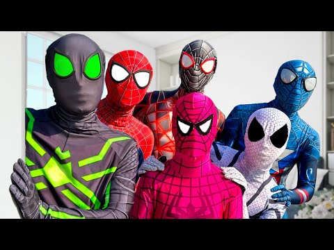 GREEN SPIDER-MAN ??? || Pro 6 SuperHeroes Story ( by Life Hero )