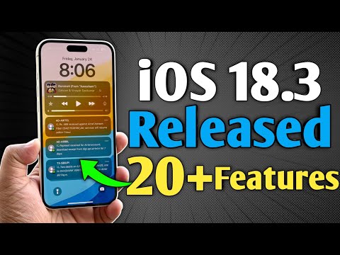 iOS 18.3 Released - 20+ New Features