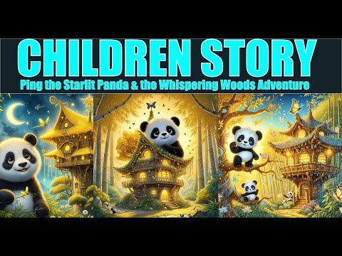 Ping the Starlit Panda & the Whispering Woods Adventure A Magical Story of Friendship & Wishes