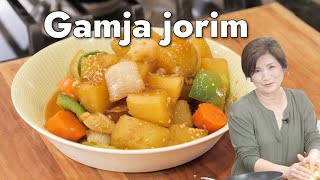 Soy Braised Potatoes (Gamja Jorim, 감자조림) -- Quick, easy and delicious!