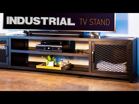 Building A Modern Industrial TV Stand