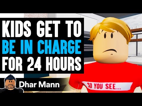 Kids Get To BE IN CHARGE For 24 Hours! (Roblox)  | Dhar Mann x ShanePlays