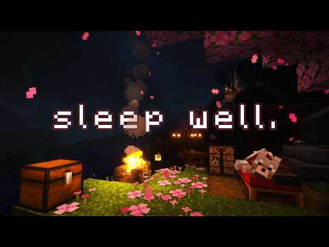 it's time to relax... (minecraft music, rain & fire)