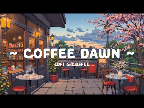 Coffee Dawn 🌥️ Cozy Day with Cafe Lofi 247 🌸 Calm, Wealth, Health with  [ Lofi Hip Hop - Lofi Beat ]