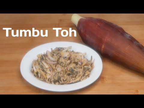 Tumbu Toh/Banana Flower Salad Simple Recipe/Mizo Eisiam @RosysKitchenMizoram