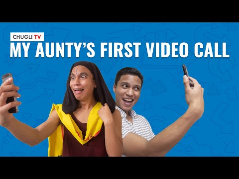 Aunty's First Video Call | Chugli TV | Vishal Langthasa