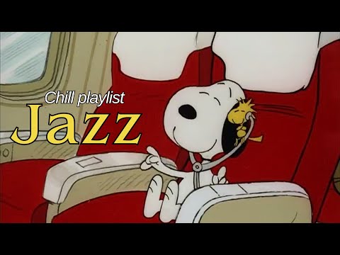 [𝐫𝐞𝐥𝐚𝐱𝐢𝐧𝐠 𝗽𝗹𝗮𝘆𝗹𝗶𝘀𝘁] Relaxing with Snoopy and Woodstock 📼⋆.˚🎧 a Chill Jazz playlist to Relax ✨