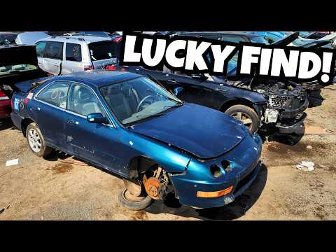 Exploring a Junkyard to Fix my Integra Project Car