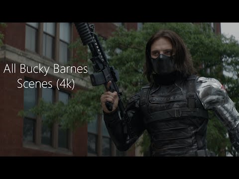 All Bucky Barnes Scenes (4K ULTRA HD)