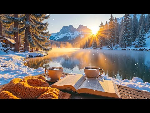 Soothing Holiday Jazz - Enjoy New Year's with Cozy Winter Coffee Music Next to the Lake