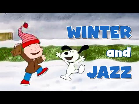 Winter playlist ❄️ Snoopy Jazz Music while Snow is falling