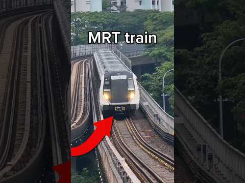 Singapore's futuristic train #mrt #singapore