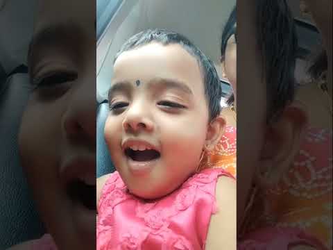 2 years కే ఇంత talent ఆ #cute #2yearsold  #singing #song #gurubrahma #singer #talentedgirl #viral