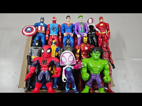 THANOS VS SPIDERMAN VS IRONMAN VS CAPTAIN AMERICA VS HULK VS THANOS SUPERHERO AVENGERS UNBOXING