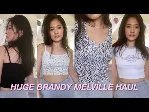 HUGE BRANDY MELVILLE TRY ON HAUL