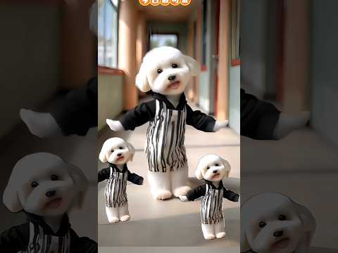 Crazy Puppy dancing💃| #cuteanimals #crezydance #cutepuppy #catvideos #youtubeshorts #279